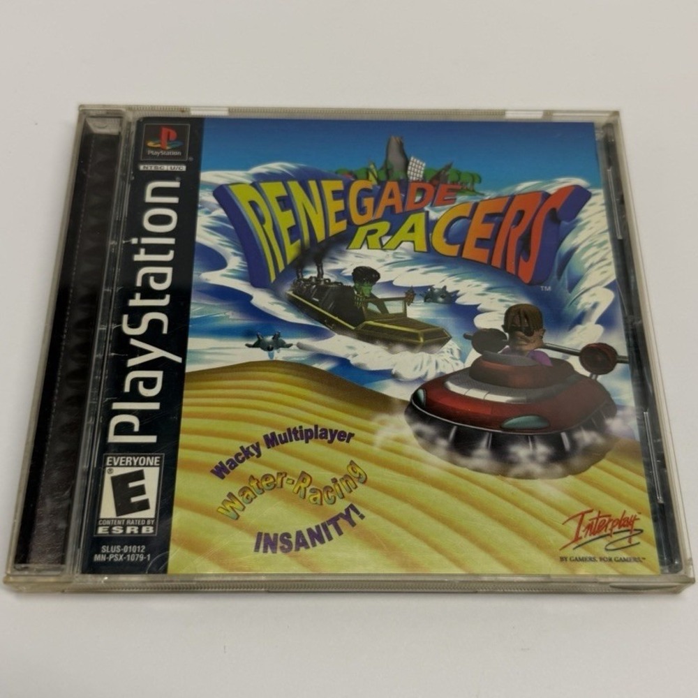 Interplay Renegade Racers PS1 NTSC-U/C E-Everyone Multiplayer Water Racing